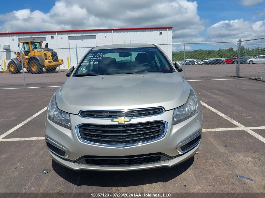 2015 Chevrolet Cruze Lt VIN: 1G1PC5SB9F7281063 Lot: 12057123