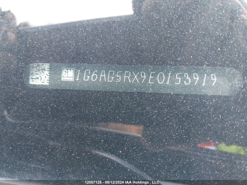 2014 Cadillac Ats VIN: 1G6AG5RX9E0153919 Lot: 12057125