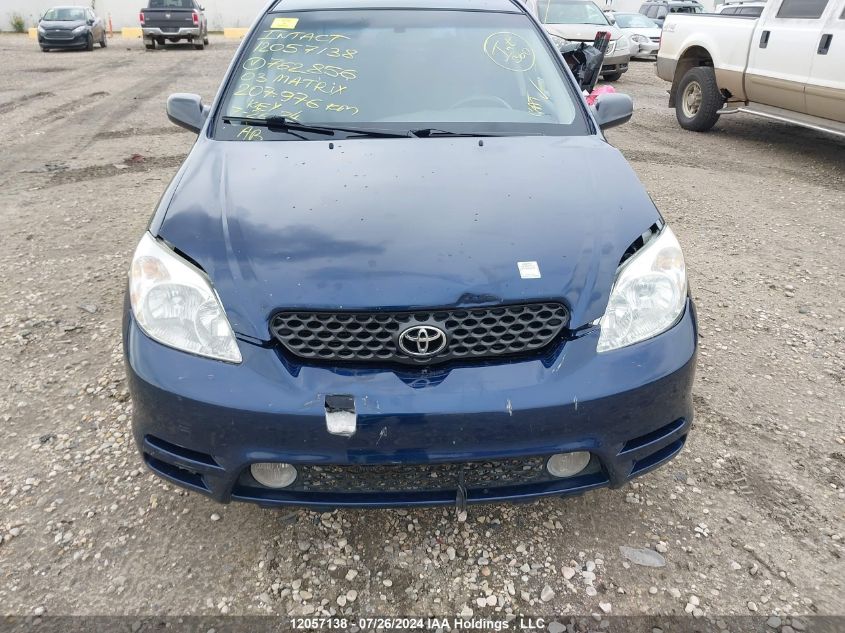 2003 Toyota Matrix Xr VIN: 2T1KR32E53C762856 Lot: 12057138