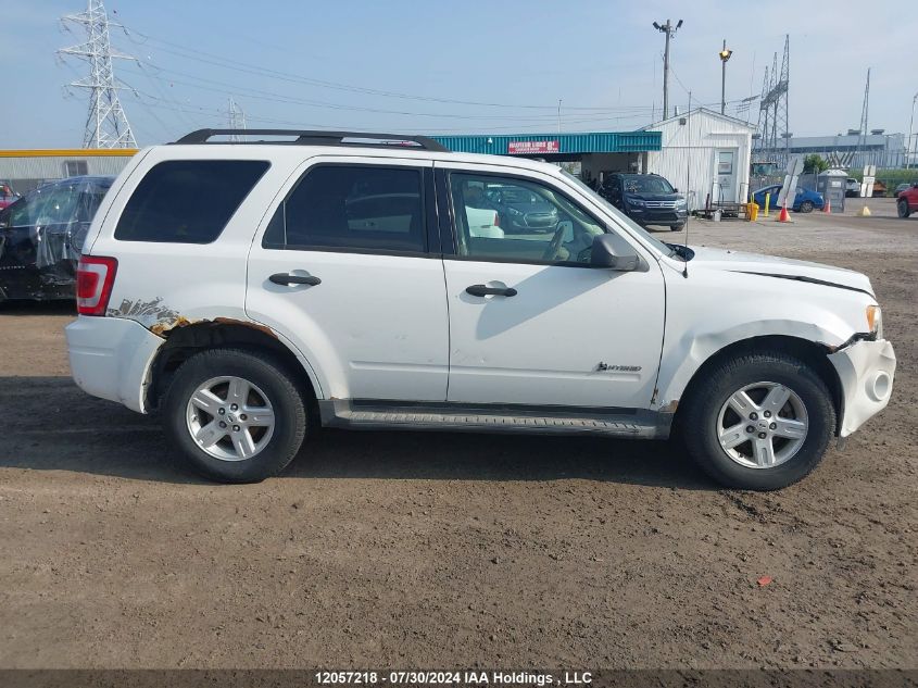2010 Ford Escape Hybrid VIN: 1FMCU4K35AKA06605 Lot: 12057218