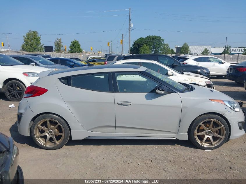 2013 Hyundai Veloster Turbo VIN: KMHTC6AEXDU158681 Lot: 12057233