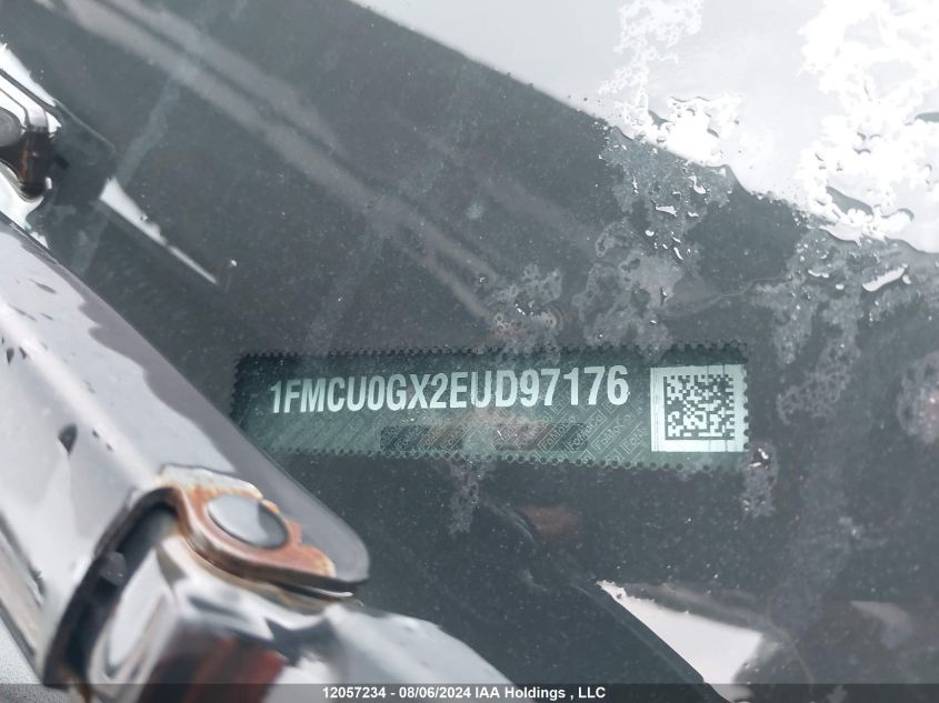 2014 Ford Escape Se VIN: 1FMCU0GX2EUD97176 Lot: 12057234