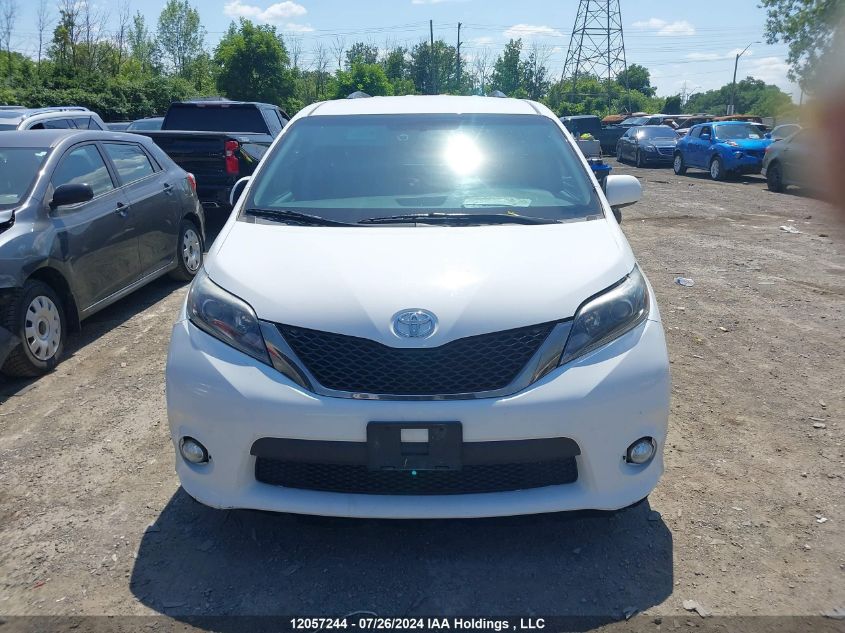 2017 Toyota Sienna Se VIN: 5TDXZ3DC1HS832790 Lot: 12057244