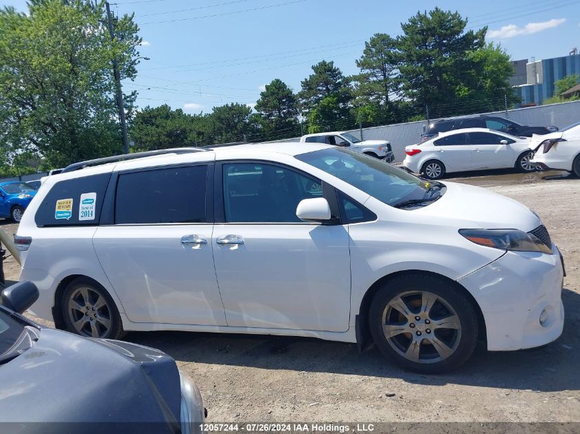 2017 Toyota Sienna Se VIN: 5TDXZ3DC1HS832790 Lot: 12057244