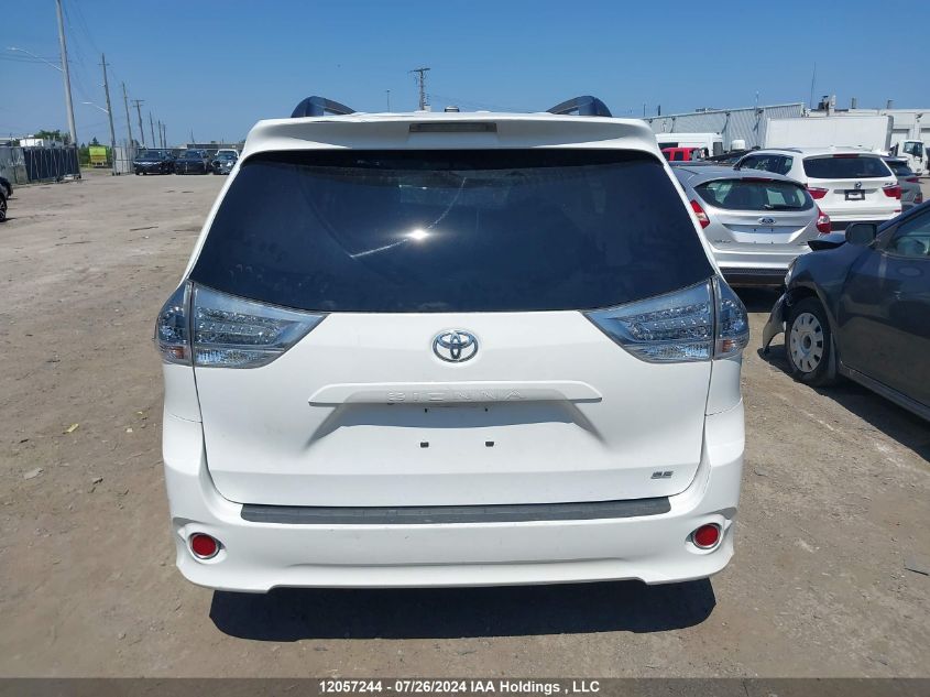 2017 Toyota Sienna Se VIN: 5TDXZ3DC1HS832790 Lot: 12057244