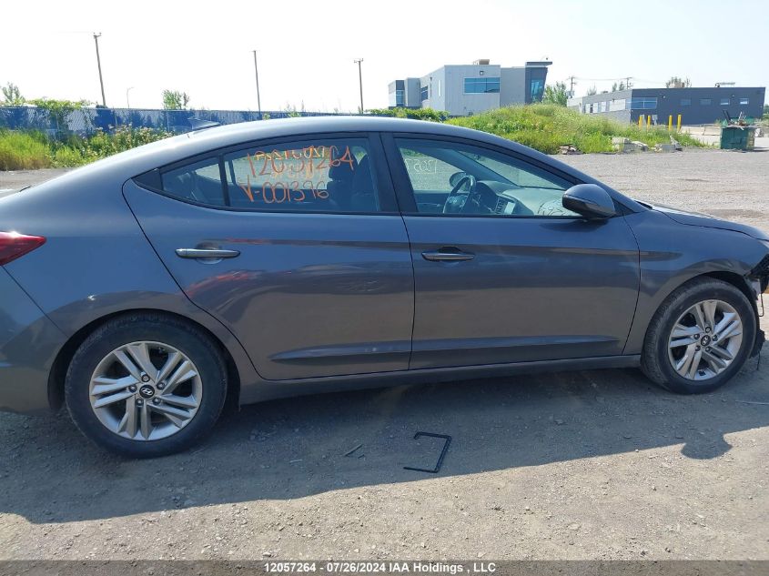 2020 Hyundai Elantra Preferred Auto Ivt VIN: KMHD84LF7LU001396 Lot: 12057264