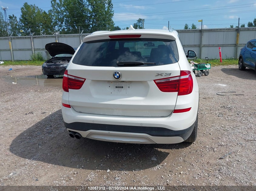 2017 BMW X3 VIN: 5UXWX9C30H0W77785 Lot: 12057312