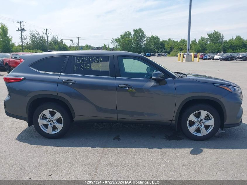 2023 Toyota Highlander L/Le/Xle/Limited/Platinum/Xse VIN: 5TDKDRBH0PS047489 Lot: 12057324