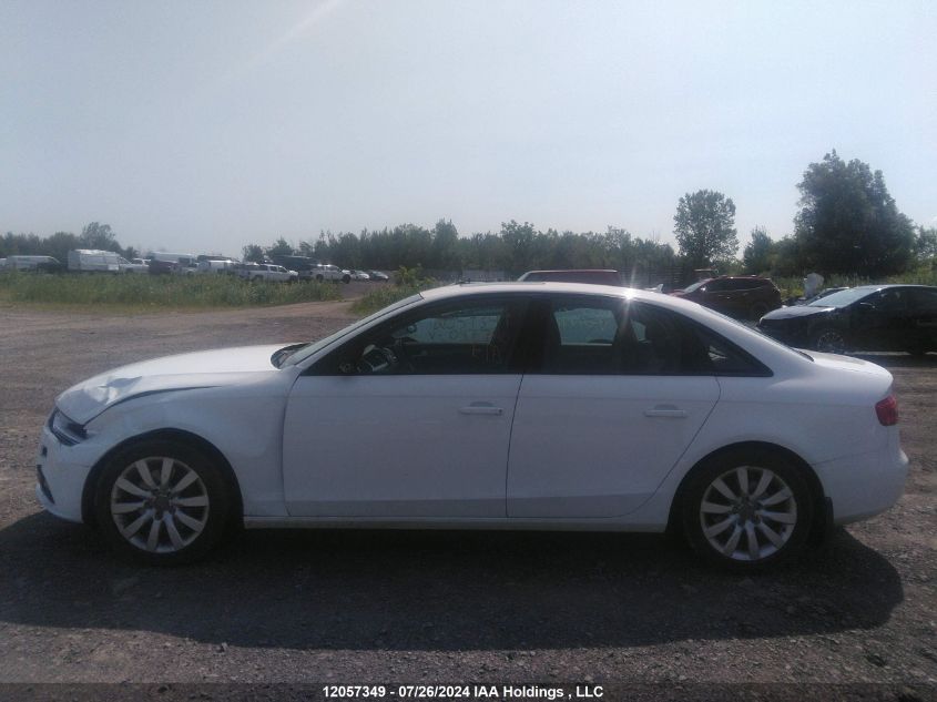2013 Audi A4 VIN: WAUBFCFL9DN047740 Lot: 12057349