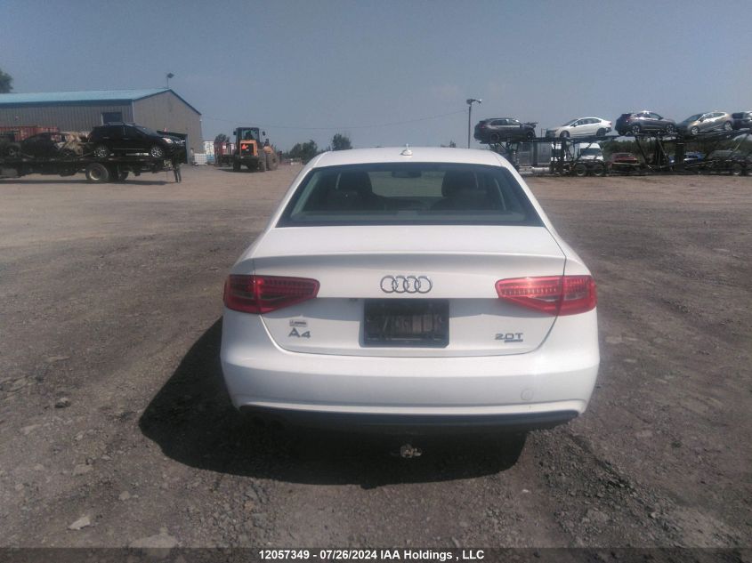 2013 Audi A4 VIN: WAUBFCFL9DN047740 Lot: 12057349