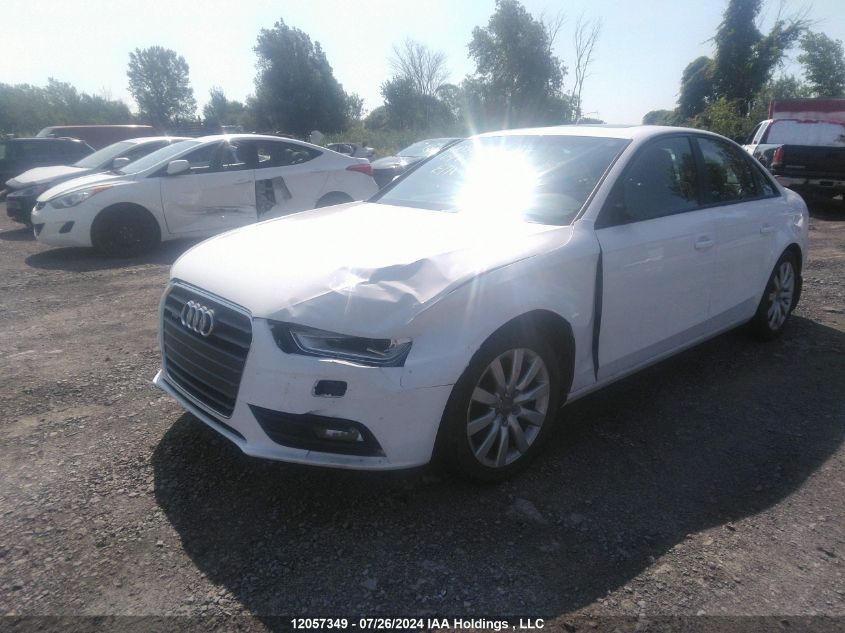 2013 Audi A4 VIN: WAUBFCFL9DN047740 Lot: 12057349