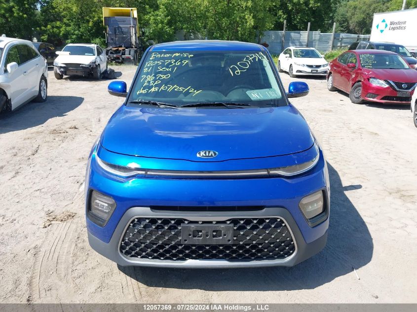 2021 Kia Soul Ex VIN: KNDJ33AU9M7786750 Lot: 12057369