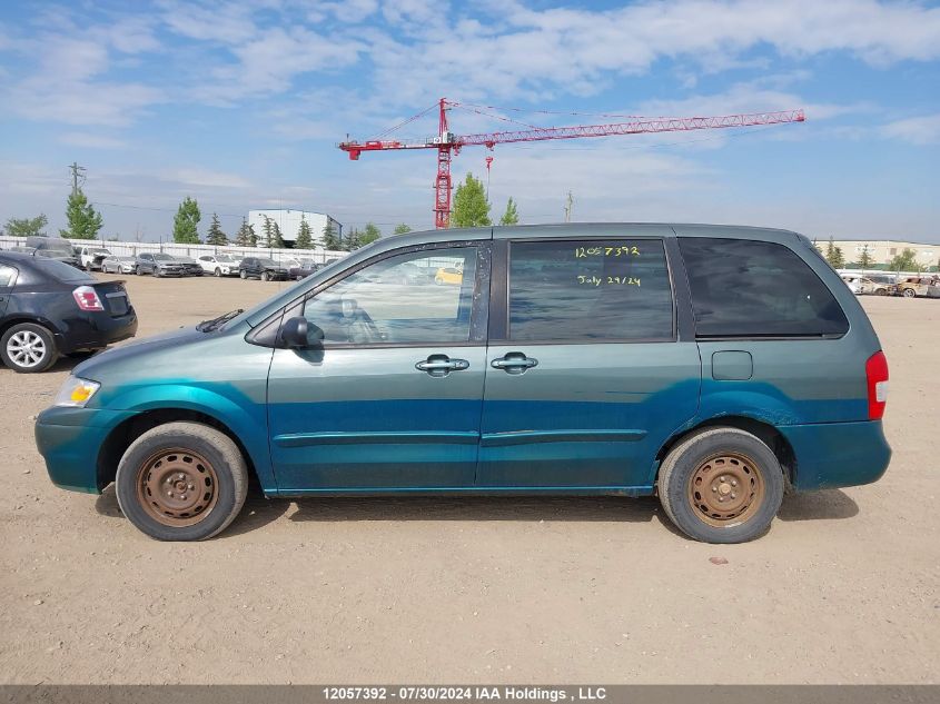 2001 Mazda Mpv Wagon VIN: JM3LW28G210200878 Lot: 12057392