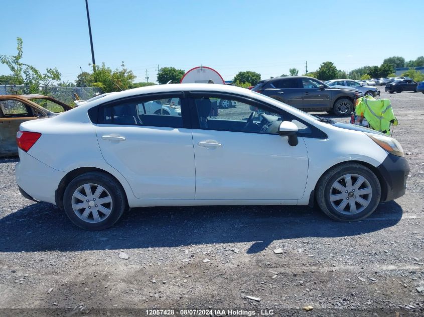 2013 Kia Rio Lx VIN: KNADM4A37D6246341 Lot: 12057428