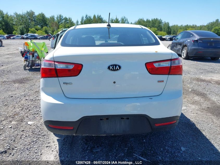 2013 Kia Rio Lx VIN: KNADM4A37D6246341 Lot: 12057428