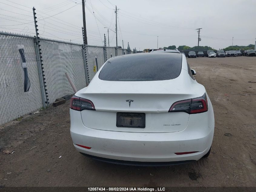 2022 Tesla Model 3 VIN: 5YJ3E1EB7NF120837 Lot: 12057434