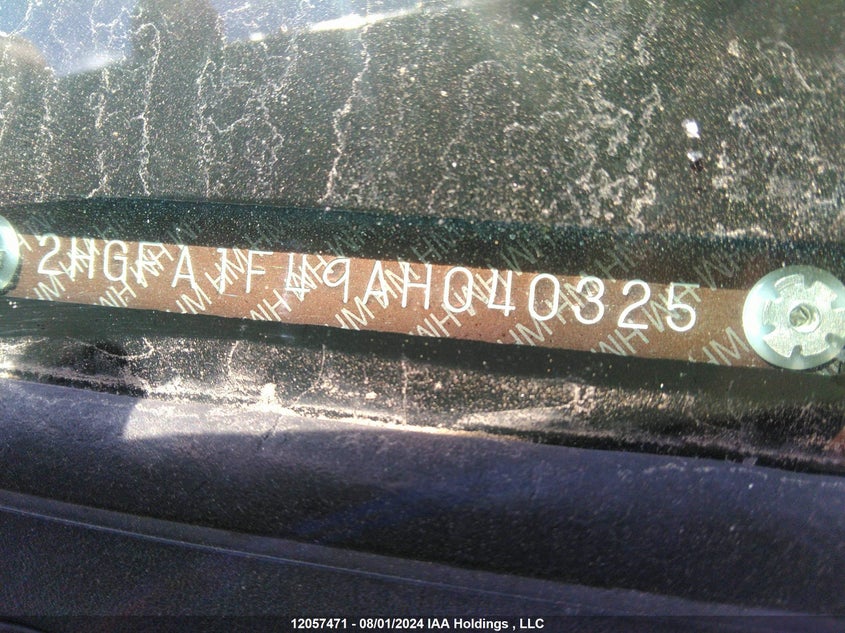 2010 Honda Civic Sdn VIN: 2HGFA1F49AH040325 Lot: 12057471