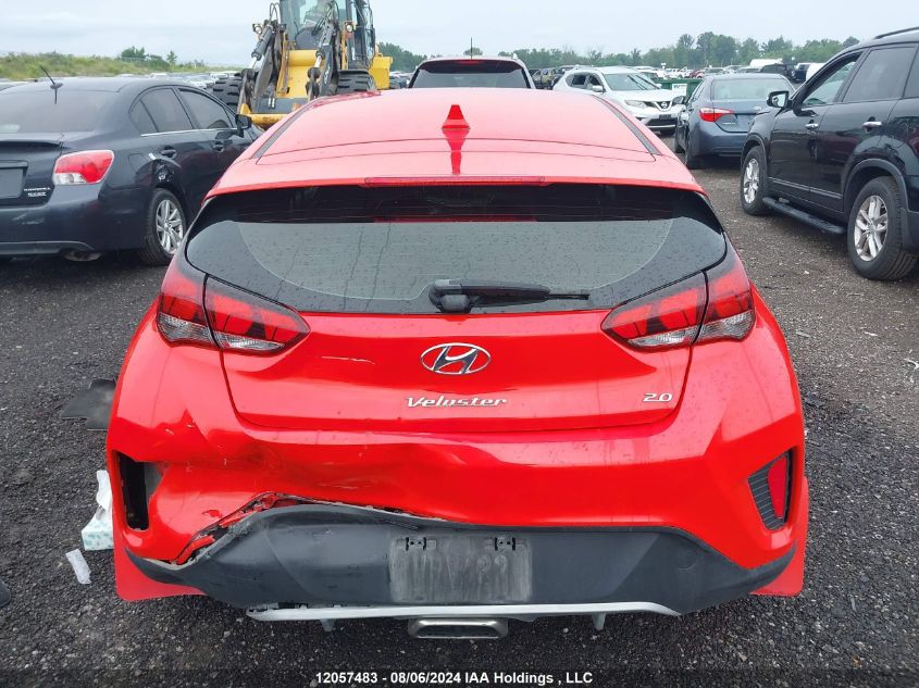 2020 Hyundai Veloster Premium VIN: KMHTG6AF5LU025936 Lot: 12057483