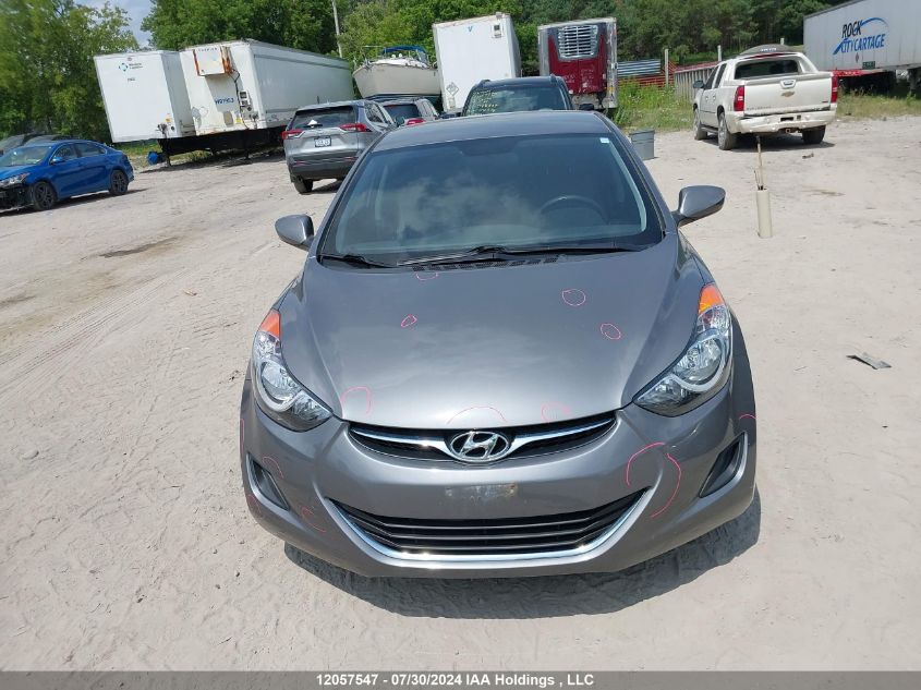 2012 Hyundai Elantra VIN: 5NPDH4AE6CH080827 Lot: 12057547