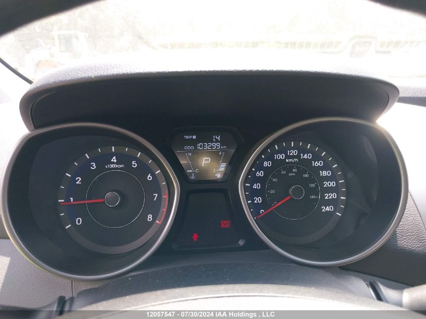 2012 Hyundai Elantra VIN: 5NPDH4AE6CH080827 Lot: 12057547