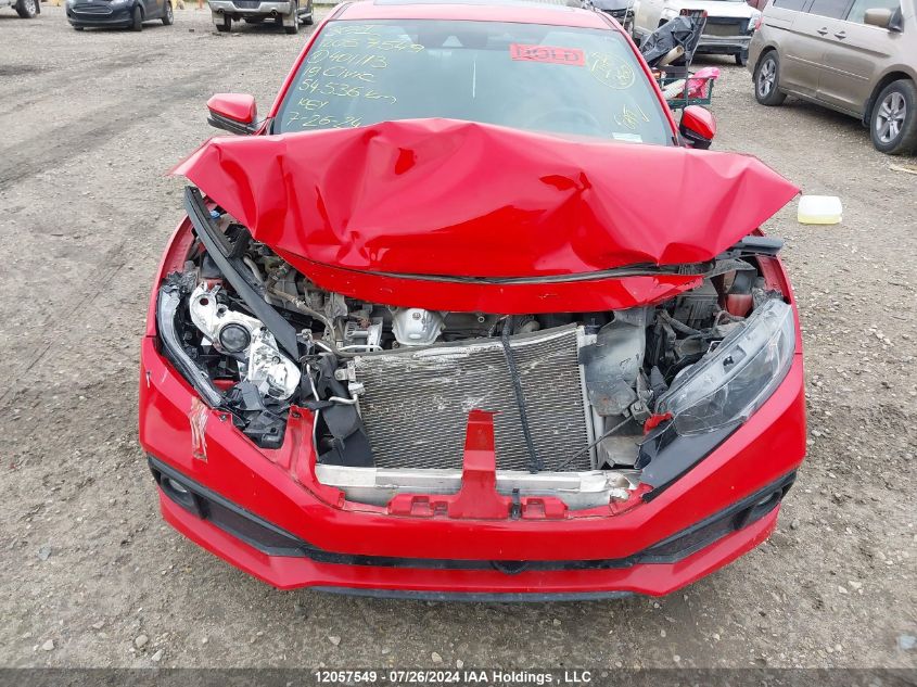 2019 Honda Civic VIN: 2HGFC4B86KH401113 Lot: 12057549