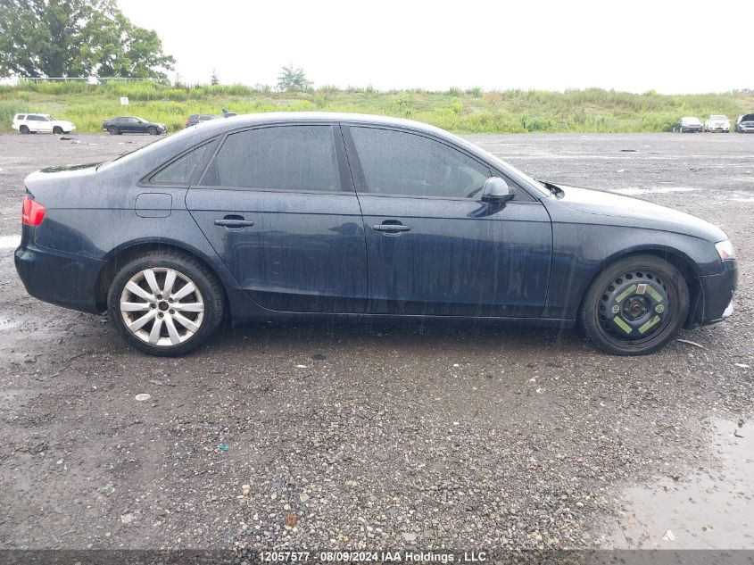 2012 Audi A4 VIN: WAUBFCFL8CN021046 Lot: 12057577