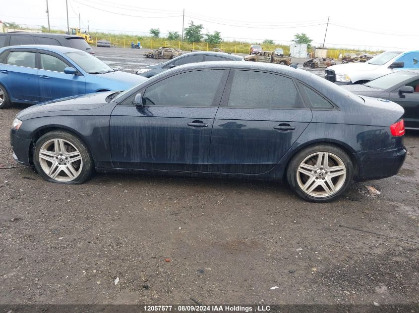 2012 Audi A4 VIN: WAUBFCFL8CN021046 Lot: 12057577
