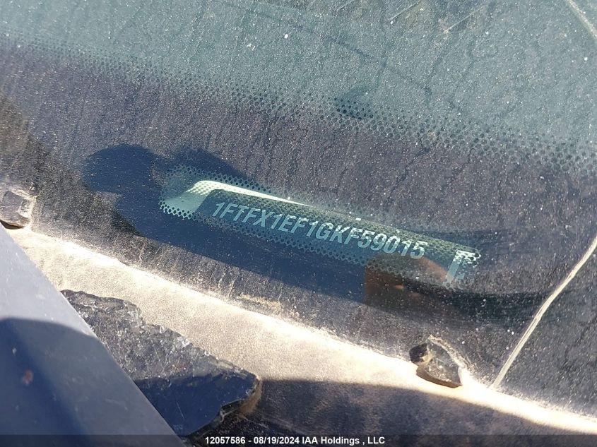 2016 Ford F-150 Xlt VIN: 1FTFX1EF1GKF59015 Lot: 12057586