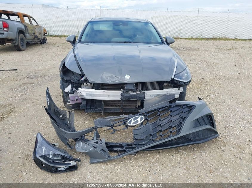 2021 Hyundai Sonata Luxury VIN: 5NPEL4J24MH073126 Lot: 12057593
