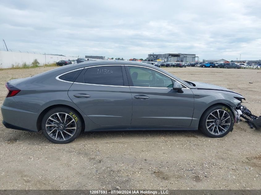 2021 Hyundai Sonata Luxury VIN: 5NPEL4J24MH073126 Lot: 12057593