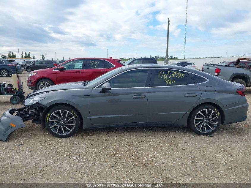 2021 Hyundai Sonata Luxury VIN: 5NPEL4J24MH073126 Lot: 12057593