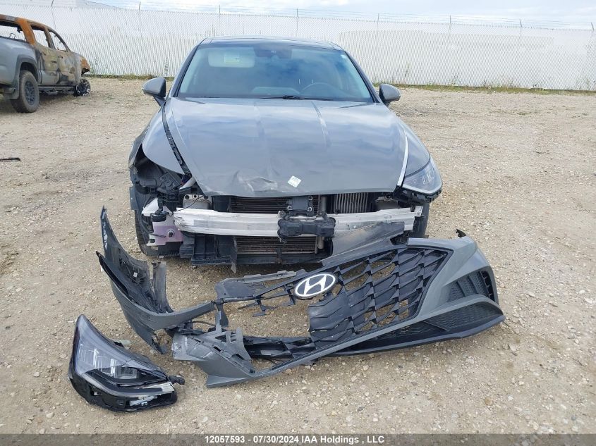 2021 Hyundai Sonata Luxury VIN: 5NPEL4J24MH073126 Lot: 12057593