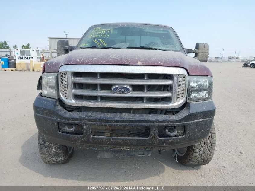 2000 Ford F350 Srw Super Duty VIN: 1FTSX31F3YEA99579 Lot: 12057597