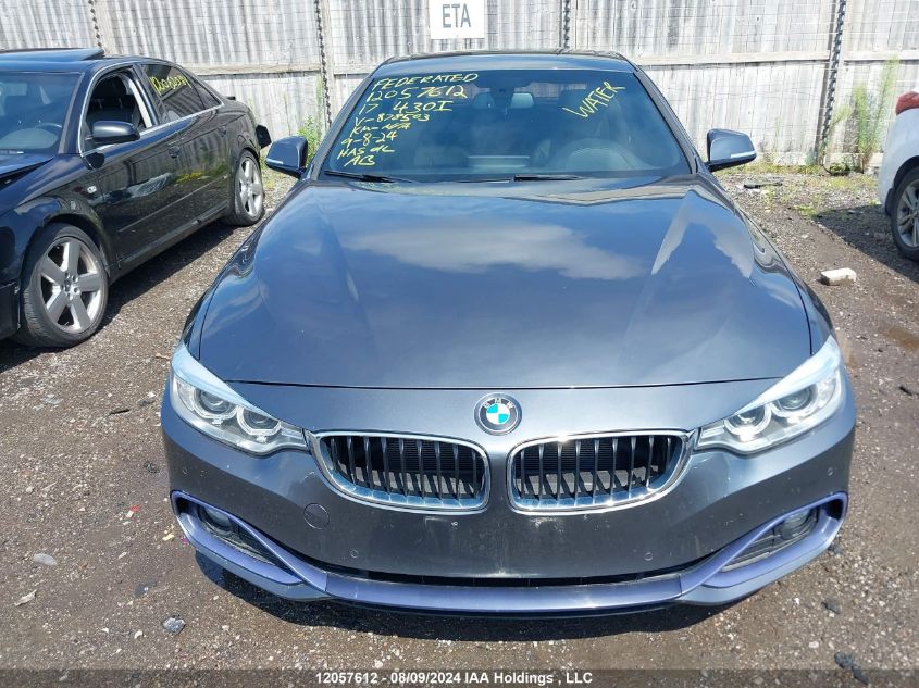 2017 BMW 4 Series VIN: WBA4R9C58HK878503 Lot: 12057612