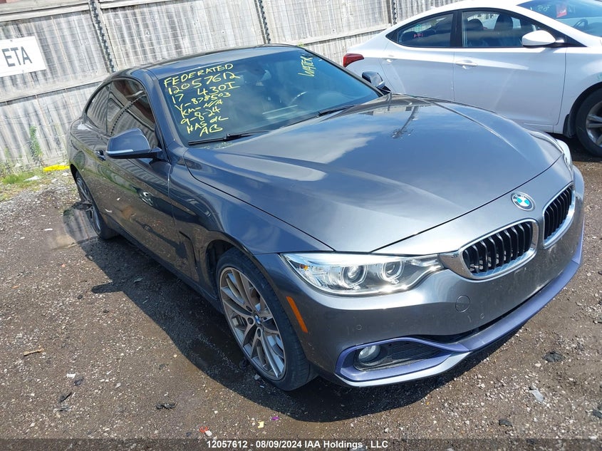 2017 BMW 4 Series VIN: WBA4R9C58HK878503 Lot: 12057612