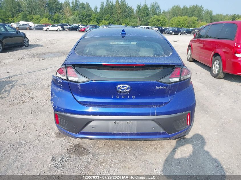 2021 Hyundai Ioniq Hybrid Preferred VIN: KMHC85LC8MU257037 Lot: 12057633