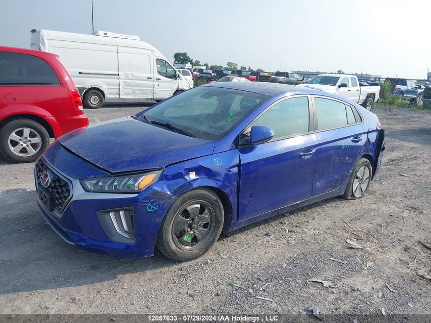 2021 Hyundai Ioniq Hybrid Preferred VIN: KMHC85LC8MU257037 Lot: 12057633