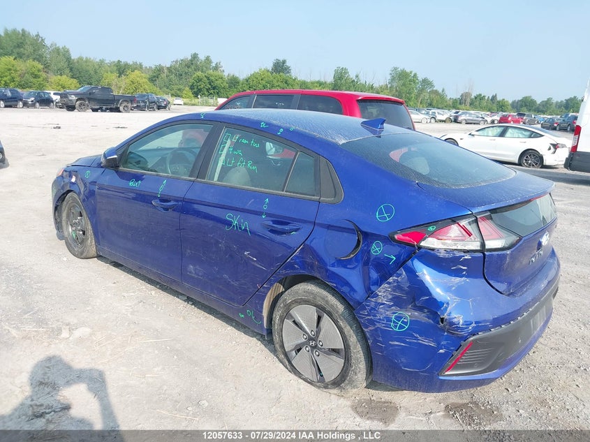 2021 Hyundai Ioniq Hybrid Preferred VIN: KMHC85LC8MU257037 Lot: 12057633