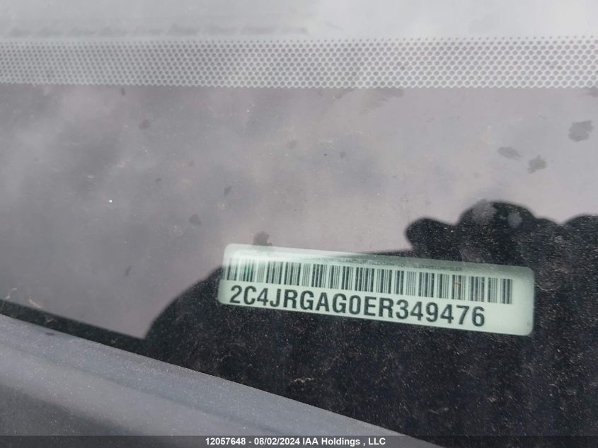 2014 Ram Cargo VIN: 2C4JRGAG0ER349476 Lot: 12057648