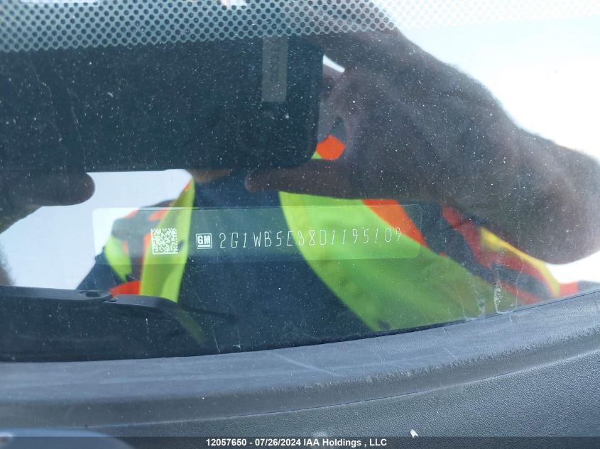 2013 Chevrolet Impala VIN: 2G1WB5E38D1195109 Lot: 12057650