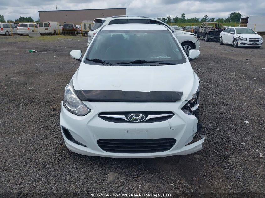 2013 Hyundai Accent Gls/Gs VIN: KMHCT4AE8DU437776 Lot: 12057666