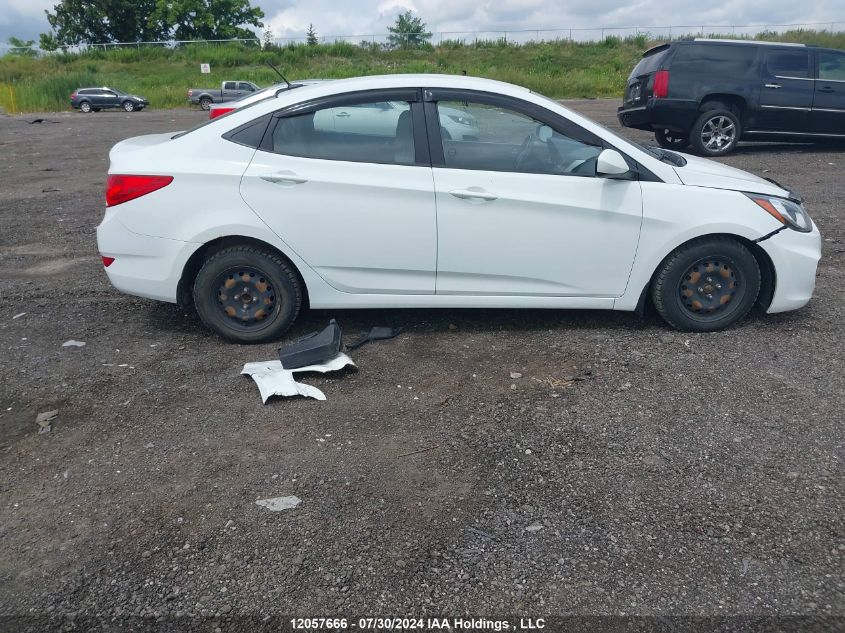 2013 Hyundai Accent Gls/Gs VIN: KMHCT4AE8DU437776 Lot: 12057666