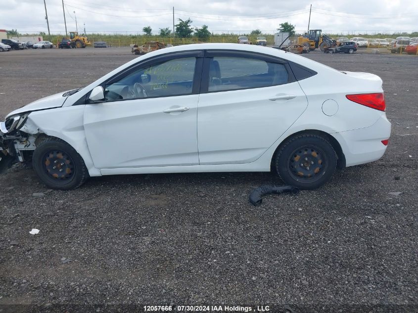 2013 Hyundai Accent Gls/Gs VIN: KMHCT4AE8DU437776 Lot: 12057666