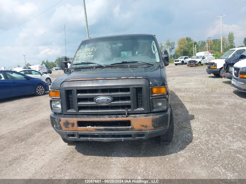 2012 Ford Econoline E250 Van VIN: 1FTNS2EL1CDB19493 Lot: 12057681