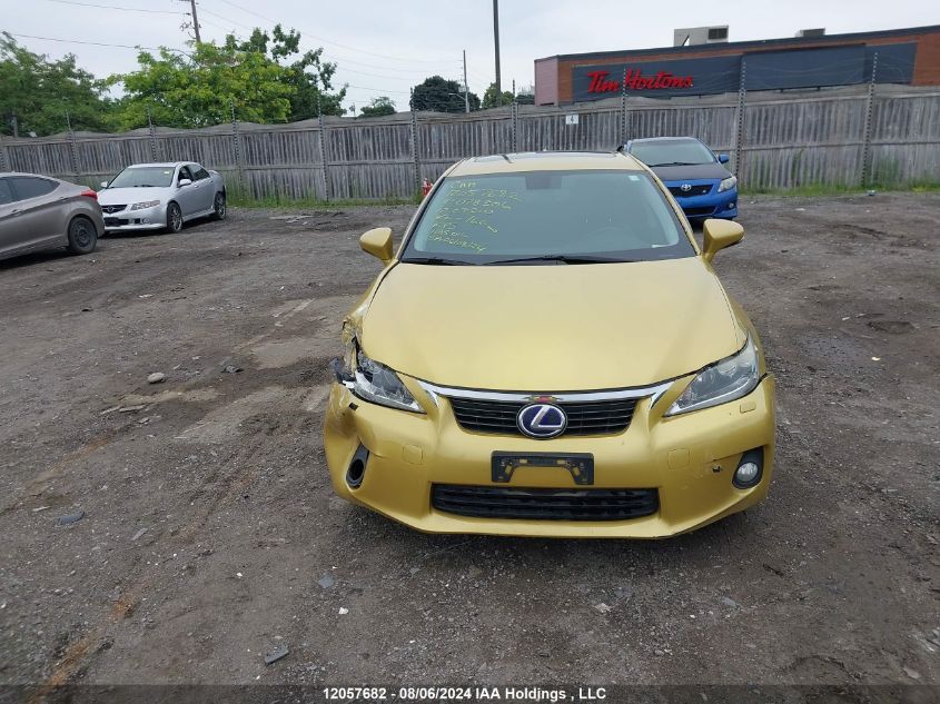 2012 Lexus Ct 200 VIN: JTHKD5BHXC2078306 Lot: 12057682