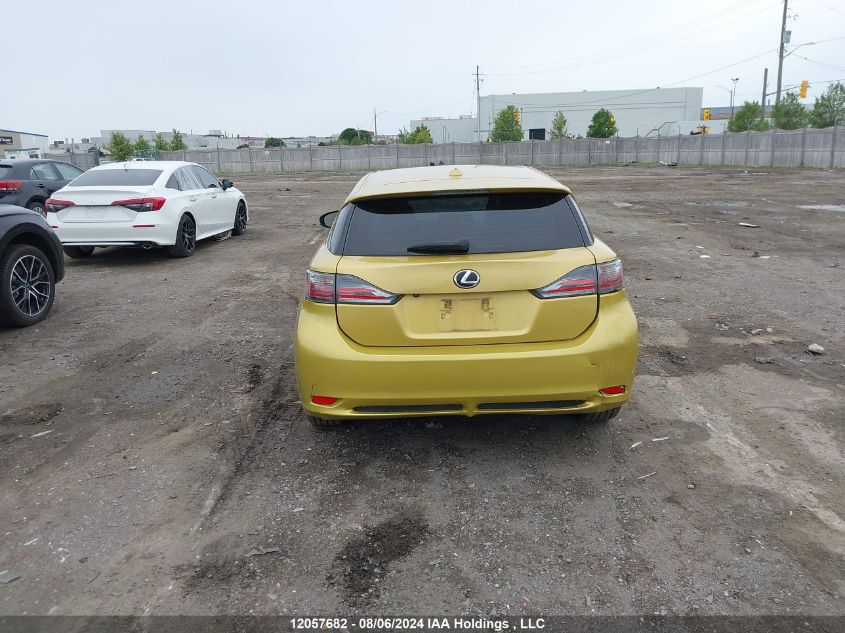 2012 Lexus Ct 200 VIN: JTHKD5BHXC2078306 Lot: 12057682