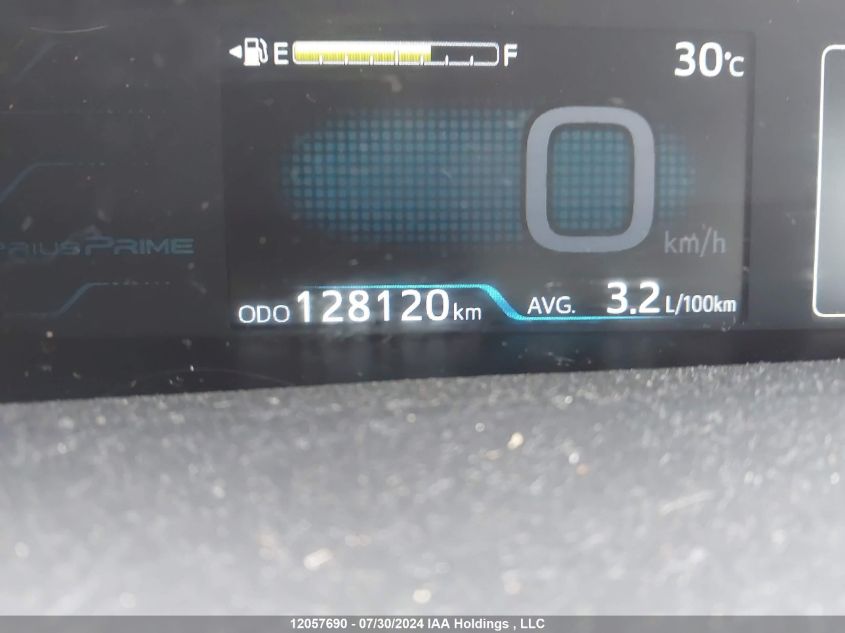 2018 Toyota Prius Prime VIN: JTDKARFP9J3084382 Lot: 12057690