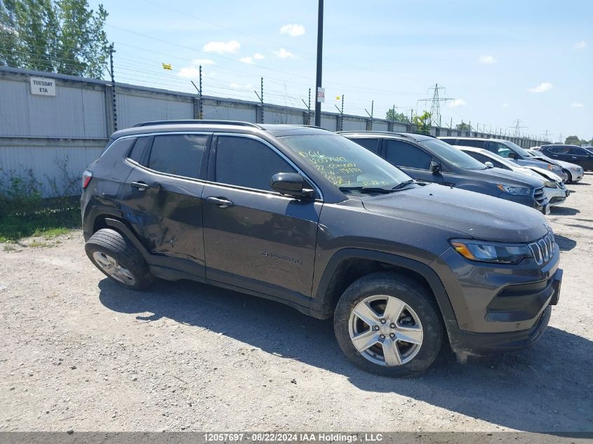 2022 Jeep Compass Latitude VIN: 3C4NJDBB3NT131894 Lot: 12057697
