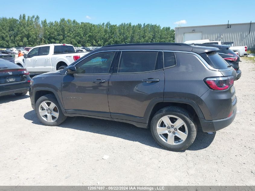 2022 Jeep Compass Latitude VIN: 3C4NJDBB3NT131894 Lot: 12057697