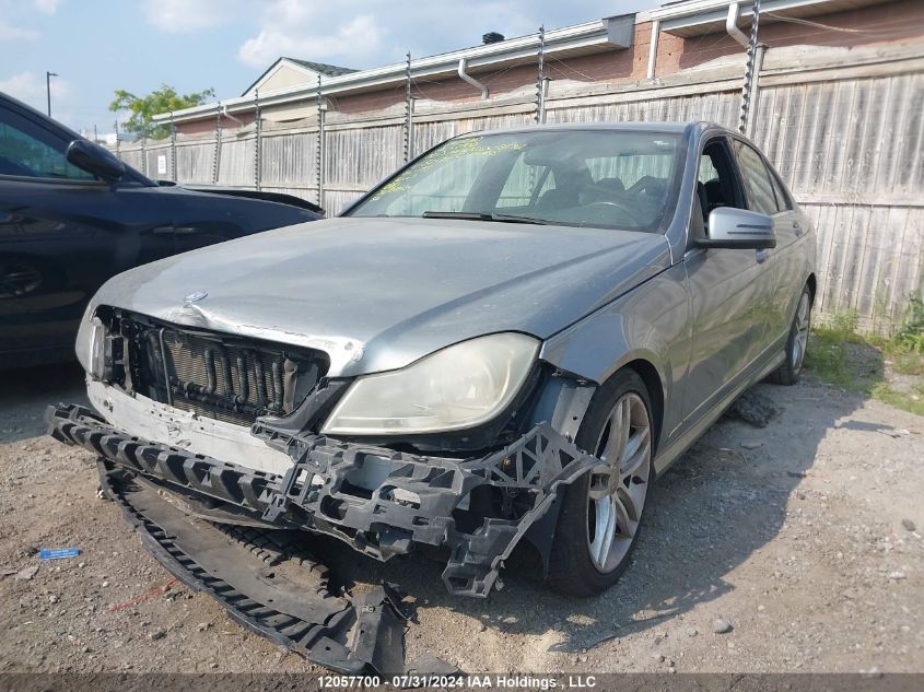 2013 Mercedes-Benz C-Class VIN: WDDGF8AB3DA825712 Lot: 12057700